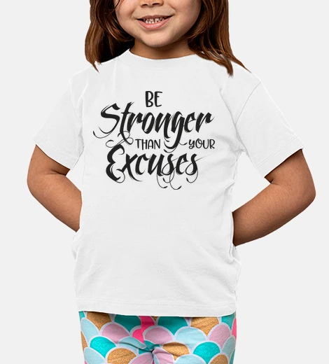 Abbigliamento sii strong delle your scuse nere
