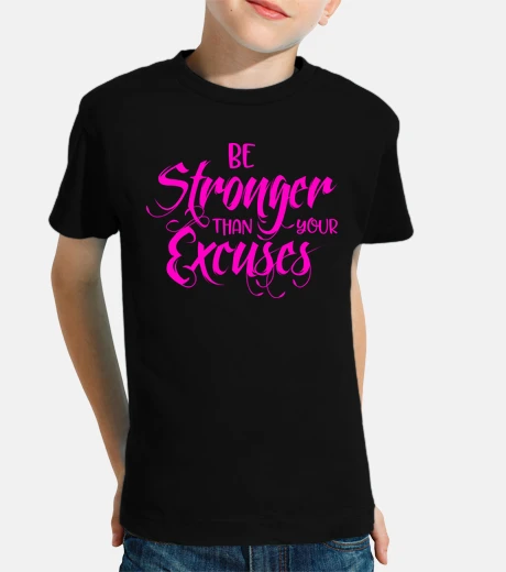 Abbigliamento sii strong delle your scuse p ink