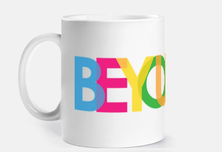 Tazza sii te stesso, design multicolore, tazza,