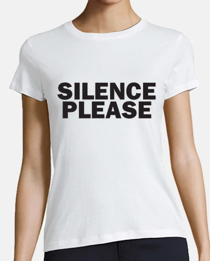 Playera Silence Please