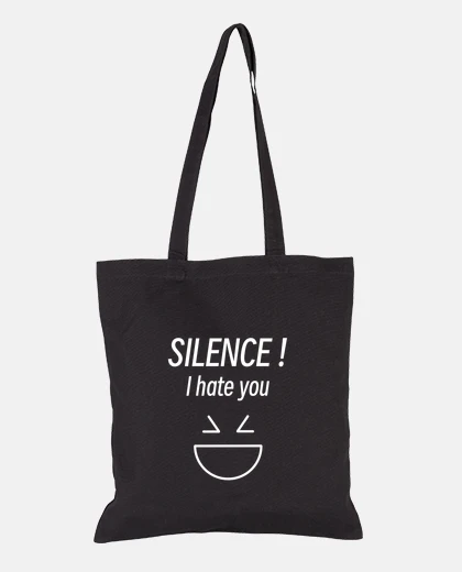 Bolsa silencio te odio
