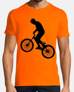 silhouette de bicicross