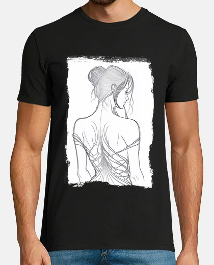 Camiseta Silueta de mujer