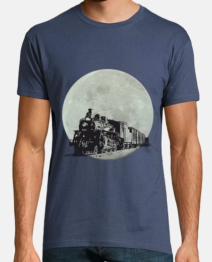 Camiseta Silueta locomotora tren