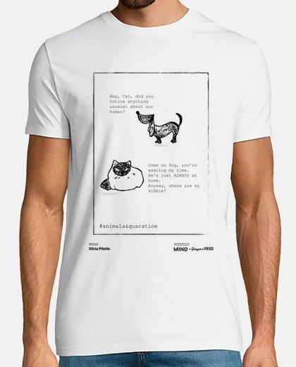 Tee-shirt silvia pilotto - animaux en quarantaine