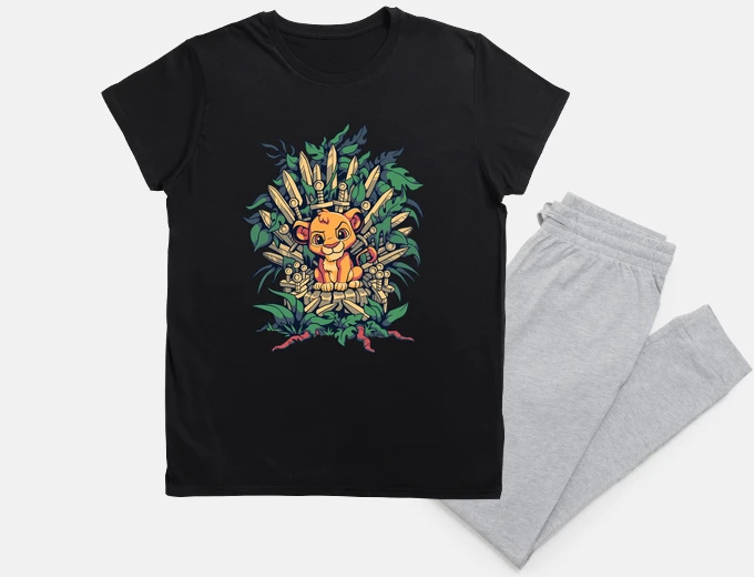 Pyjama simba iron throne lion king 90s