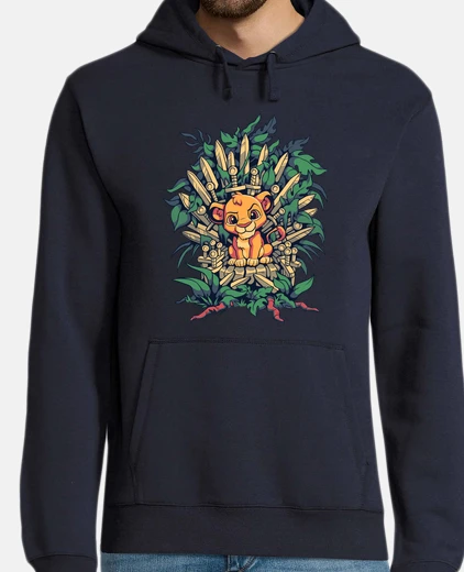 Sudadera Simba Trono Hierro Rey León Sudadera