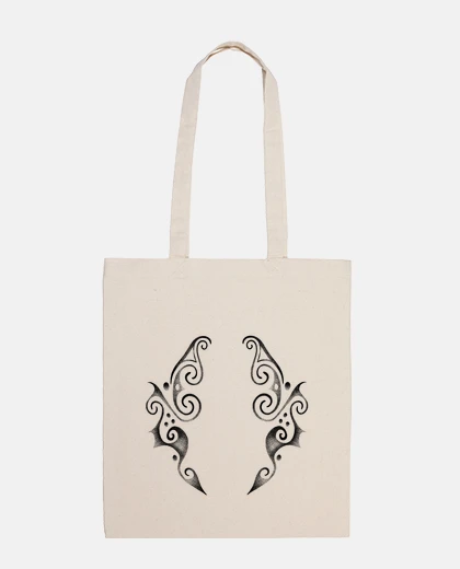 Bolsa símbolo antiguo dotwork dotwork
