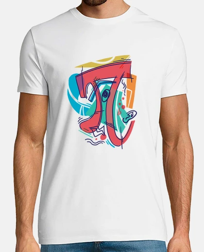 Playera símbolo cubista pi