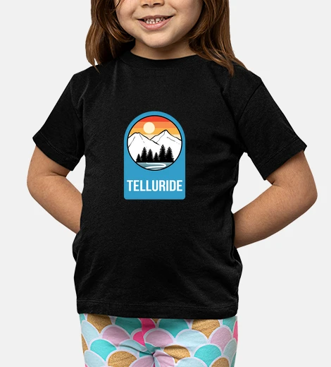 Ropa símbolo de las montañas rocosas del parque nacional de telururo
