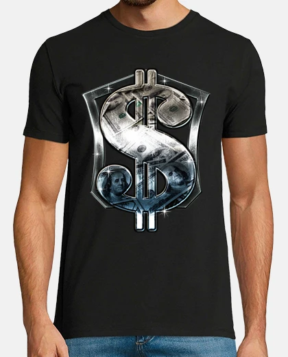 Camiseta Símbolo Del Dólar Dinero Dollar Gangster Mafia Money