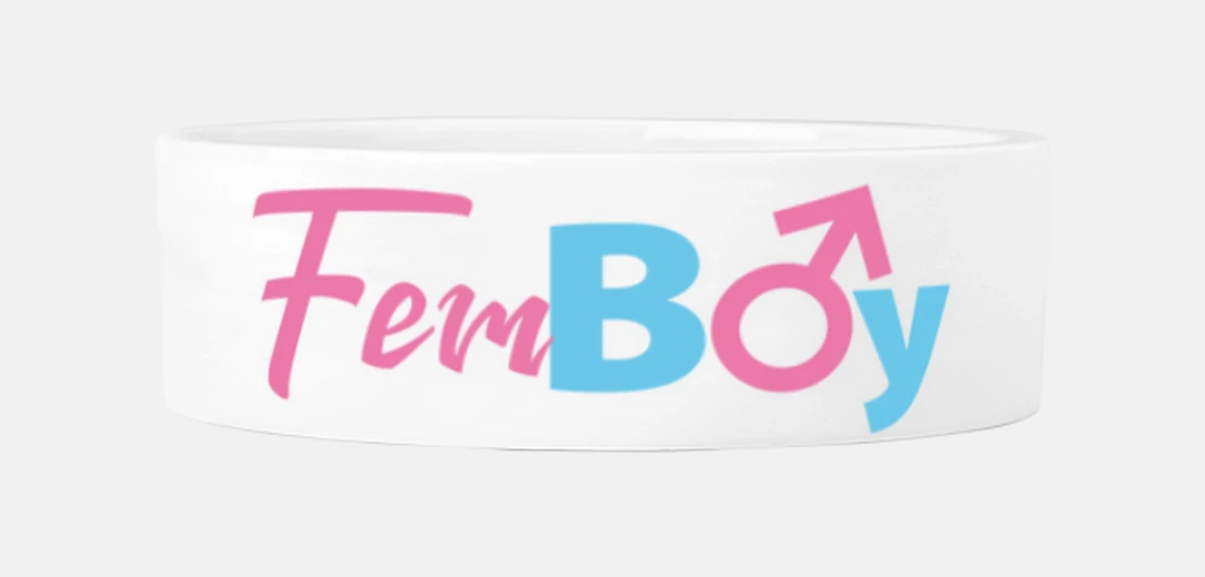 Mascotas simbolo del femboy della ciotola