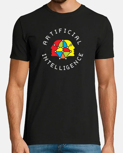 T-shirt simbolo di intelligenza artificiale