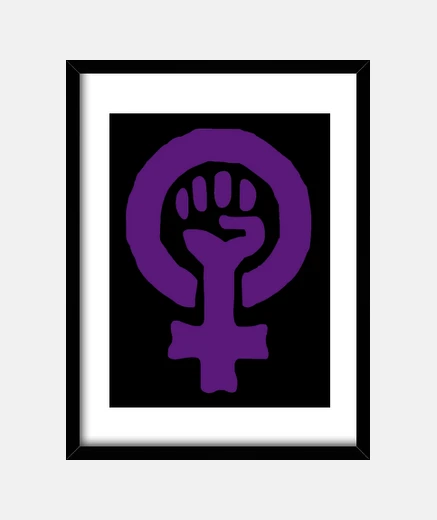 Cuadro Símbolo Feminista