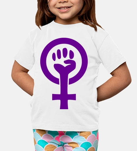 Abbigliamento simbolo femminista (viola)