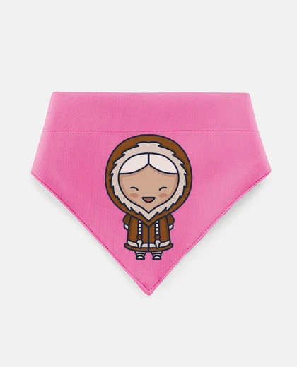 Mascotas símbolo inuit esquimales iglú arte del 