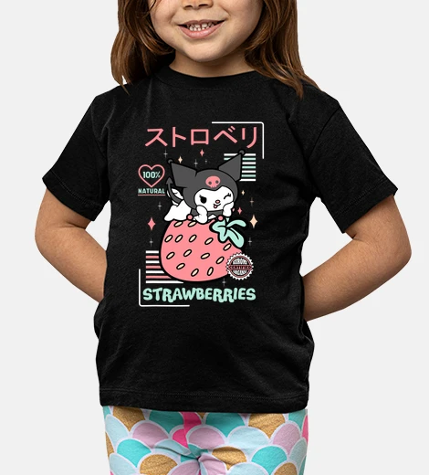 Abbigliamento simpatica raccolta di fragole kuromi ro