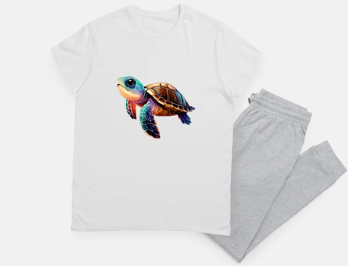Pigiama simpatica tartaruga marina