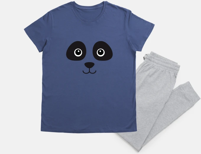 Pigiama simpatici occhi di panda