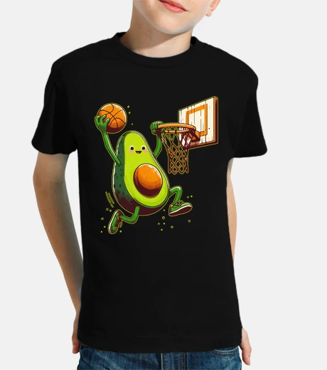 Abbigliamento simpatico basket di frutta avocado kawa