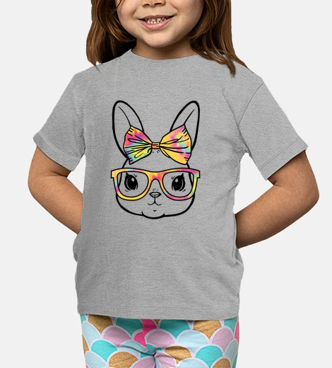 Abbigliamento simpatico coniglio, occhiali, papillon
