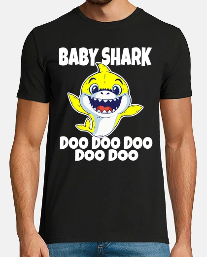 T-shirt simpatico cucciolo di squalo doo doo do