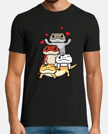 T-shirt simpatico drago barbuto pogona