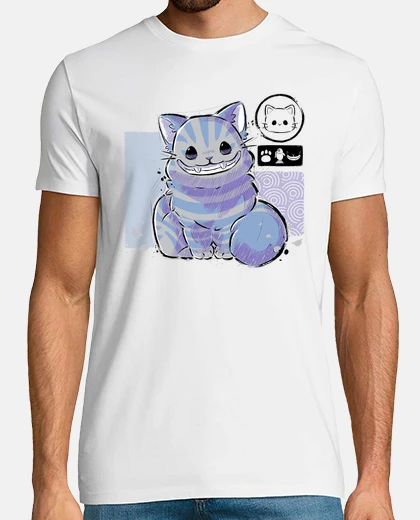 T-shirt simpatico gatto del Cheshire