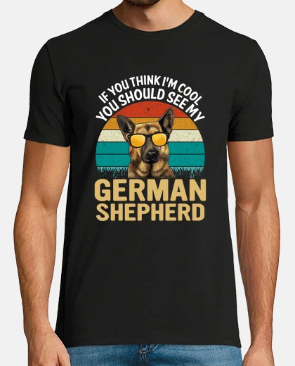 T-shirt simpatico pastore tedesco