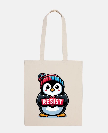 Borsa simpatico pinguino resistente 4png
