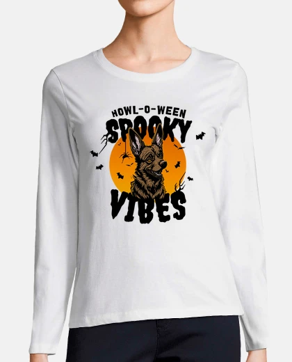 T-shirt simpatico pipistrello cane pastore tede