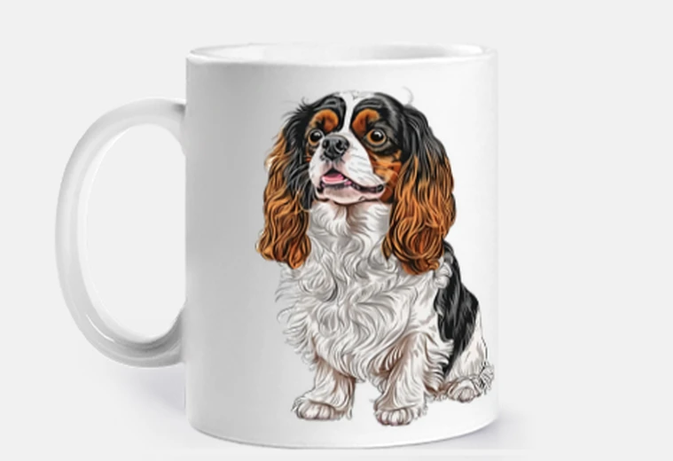 Tazza simpatico spaniel