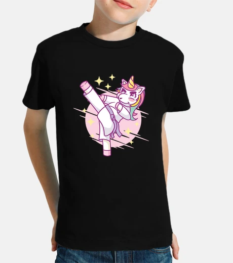 Abbigliamento simpatico unicorno di karate