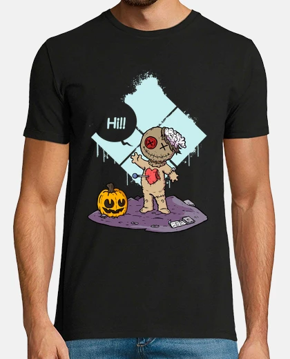 T-shirt simpatico voodoo - t-shirt uomo a manica corta