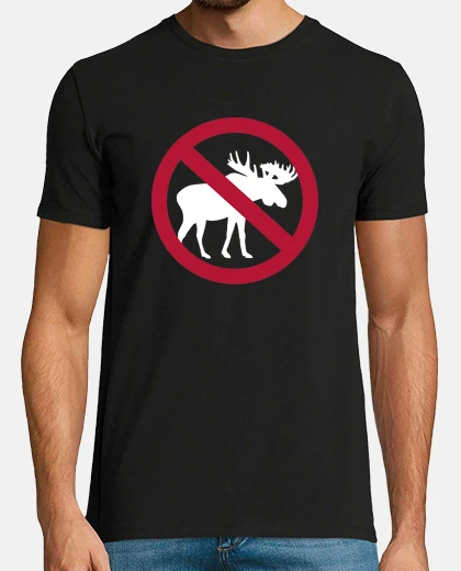 Camiseta sin alces
