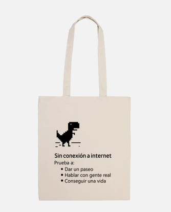 Bolsa sin conexión a internet dinosaurio... | laTostadora Bolsa sin conexión a internet dinosaurio... | laTostadora