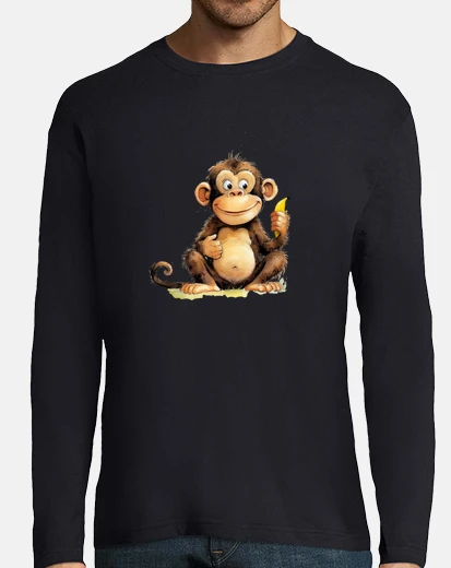 Tee-shirt singe avec banane