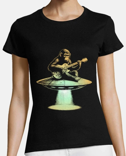 Tee-shirt singe sur ovni