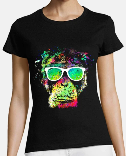 Tee-shirt singe technicolor