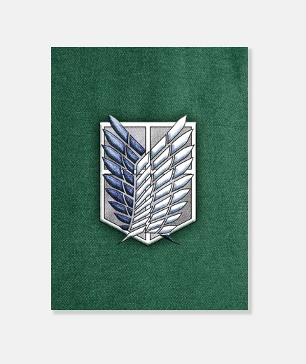 Wall singeki not shield fabric kyojin