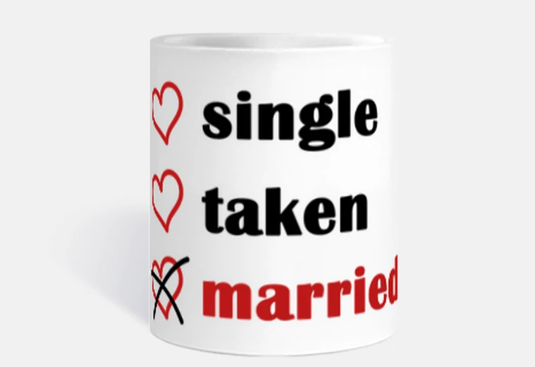Tazza single preso sposato