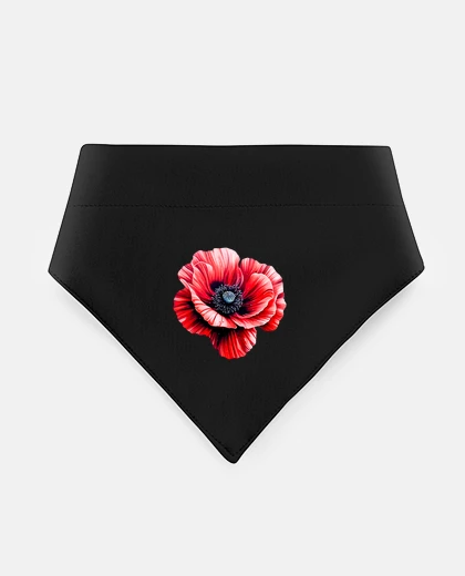 Mascotas Single Red Poppy Design Remembrance Day