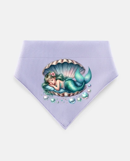 Mascotas sirene dormant dans une coquille perles