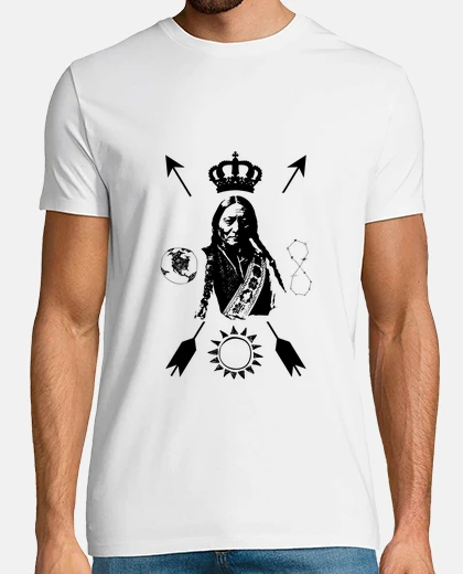 T-shirt Sitting Bull, king warrior
