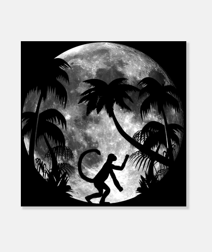 Lienzo Ska in the jungle