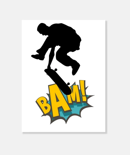 Wall skate freestyle comics bam