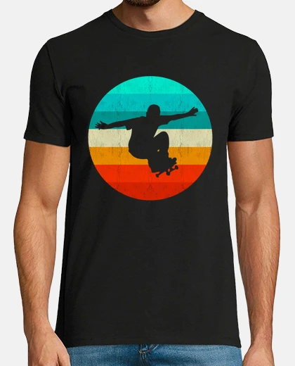T-shirt skate skateboard skateboard sport scooter vintage anni &#39;80 vintage