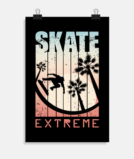 skate extreme retro design