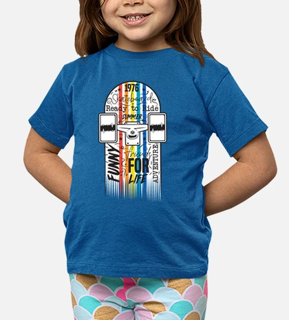 T-shirt Enfant skateboard kids clothing vêtements de skate pour