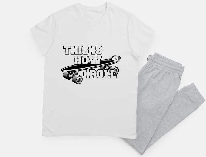 Pyjama skateboard that rolls with style
